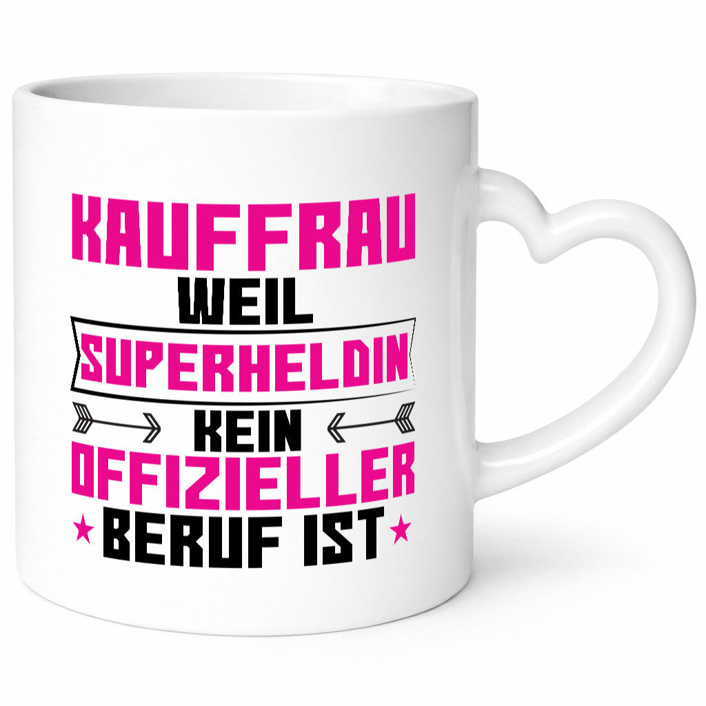Superheldin Kauffrau | Kauffrauen lustig Humor Geschenkidee Geschenk Tasse