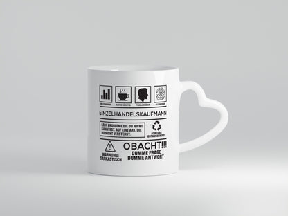 Achtung Probleme Einzelhandelskaufmann | Einzelhandel lustig Humor Geschenkidee