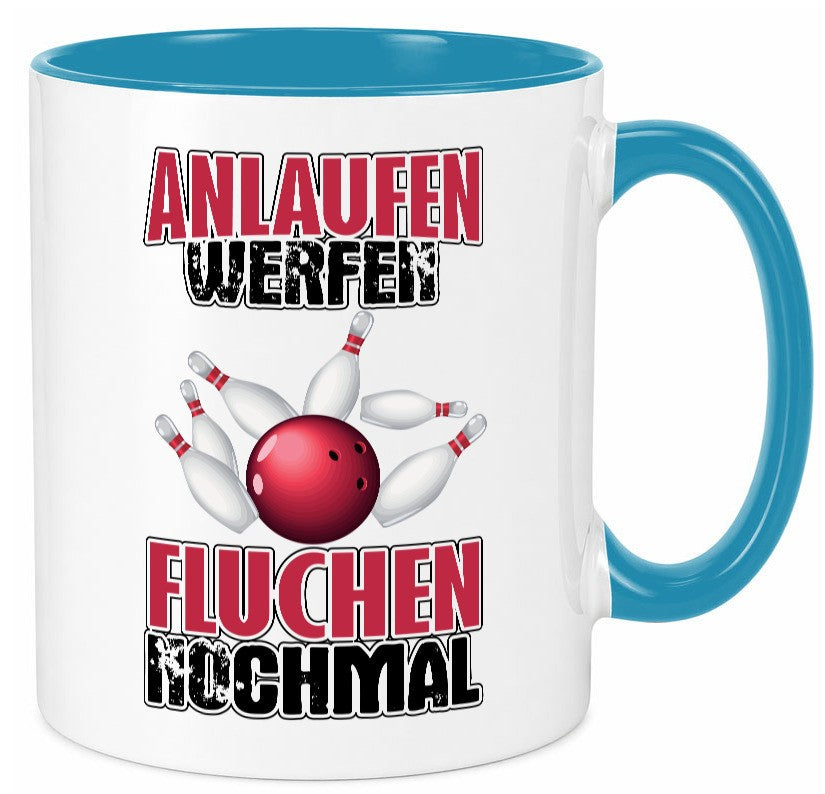 Bowling Tasse Geschenk Humor Geschenkidee lustiger Spruch