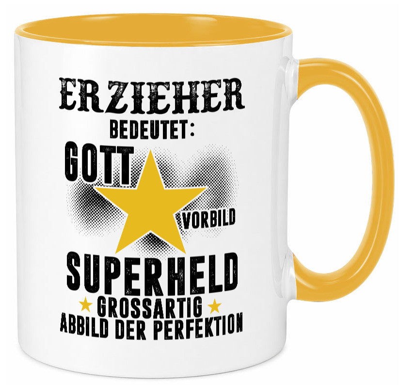 Bedeutung von Erzieher | Pädagoge Schule lustiger Spruch Geschenk Humor