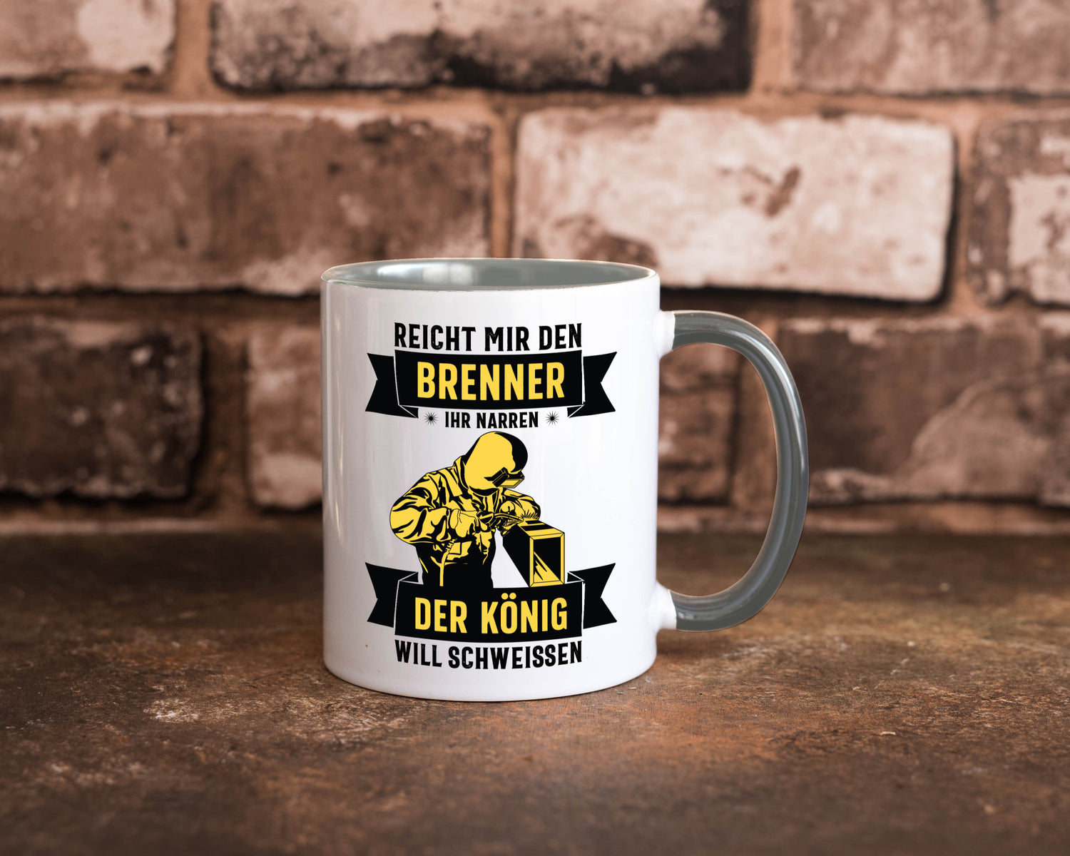 König will schweissen | Schweisser Sterne lustiger Spruch Geschenk Humor