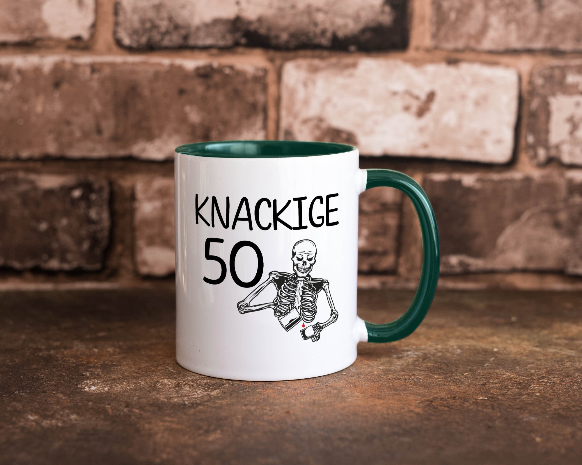 50. Geburtstag | Alt Knackig und Geschenk Geschenkidee lustiger Spruch Tasse