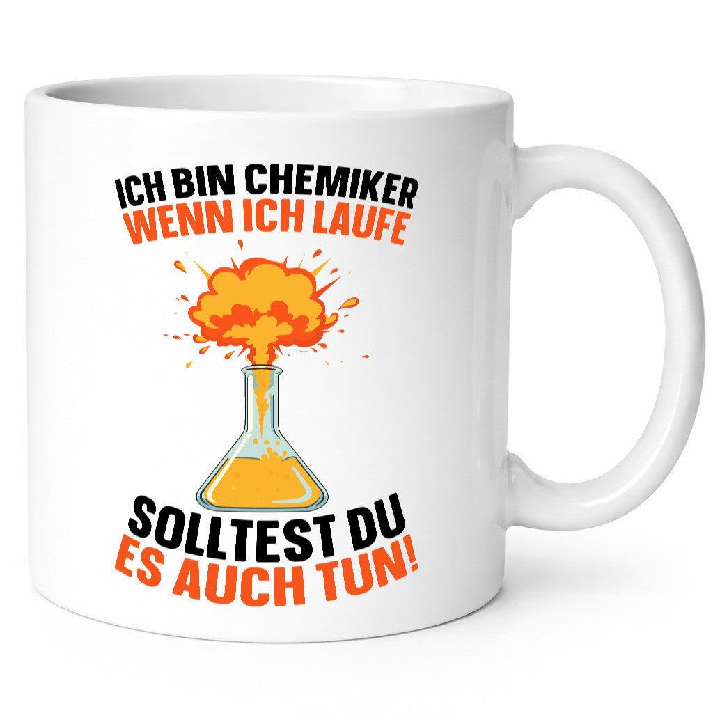 Bin Chemiker wenn ich laufe solltest du es auch | Chemikant lustiger Spruch
