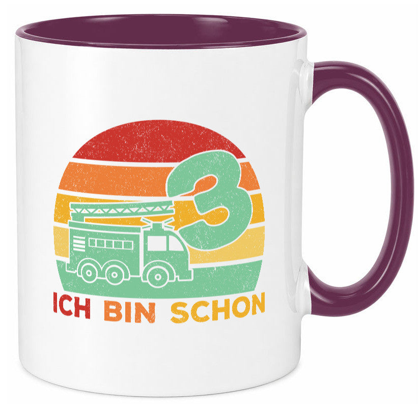 3. geburtstag | Feuerwehrauto 3 Jahre Feuerwehr Geschenk Geschenkidee lustiger