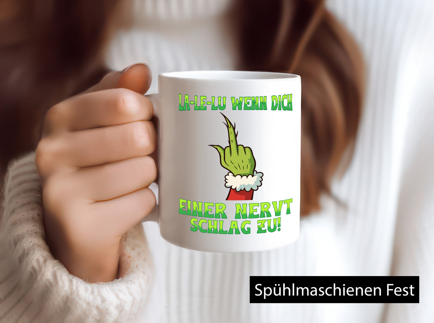 La Le Lu | Weihnachten Weihnachtsmuffel Lichter vl14 Geschenkidee Humor Tasse