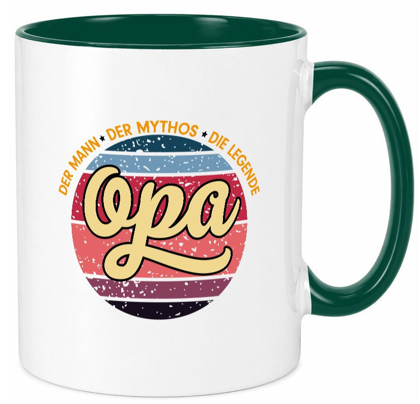 Die Legende Opa | Großvater Spruch Enkelkinder Geschenk Familie Geschenkidee Tasse