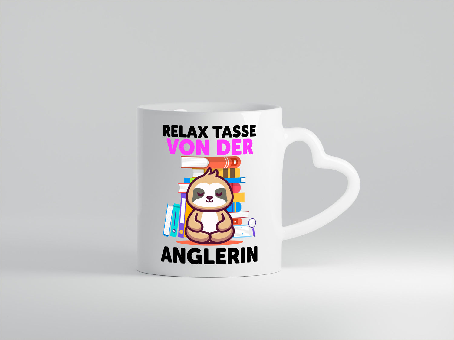 Relax Tasse: Anglerin | Angeln Fischerin lustig Humor Geschenkidee Geschenk