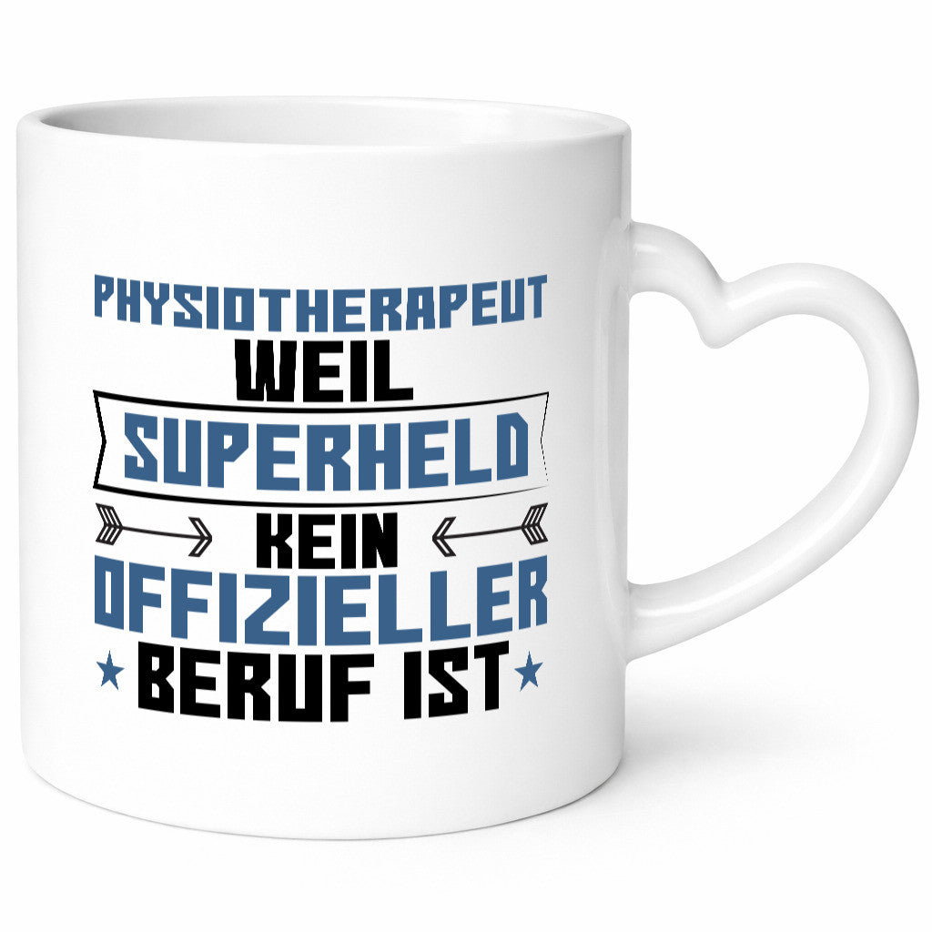 Superheld Physiotherapeut v2 Humor Geschenkidee Tasse
