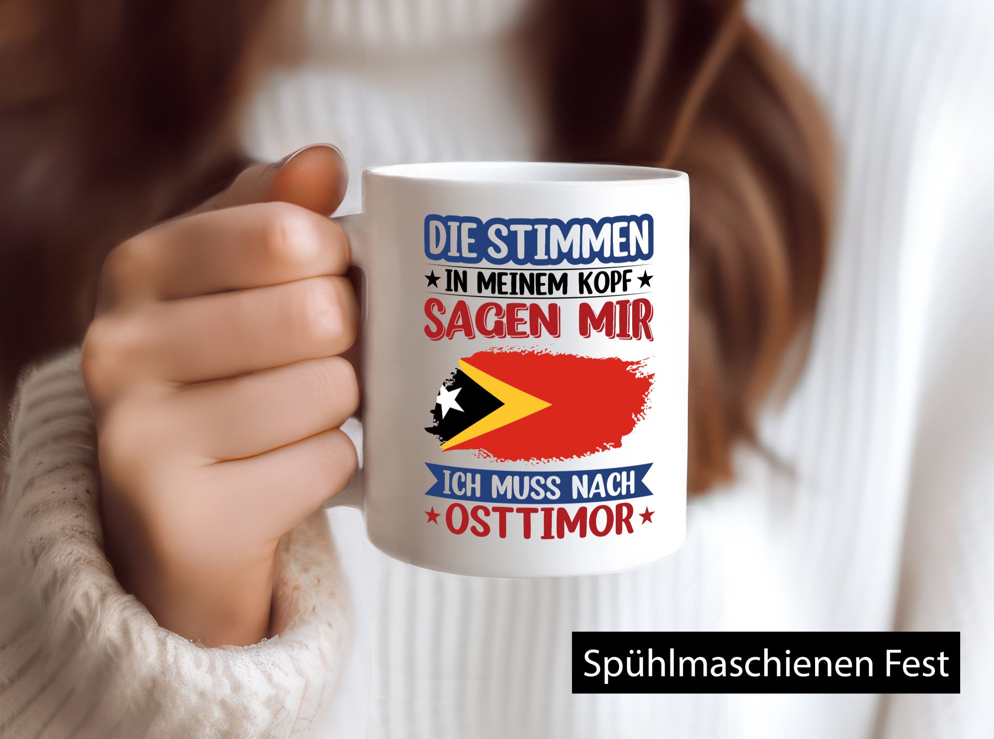 Osttimor | Urlaub Stimmen in meinem Kopf Traumland lustig Humor Geschenkidee