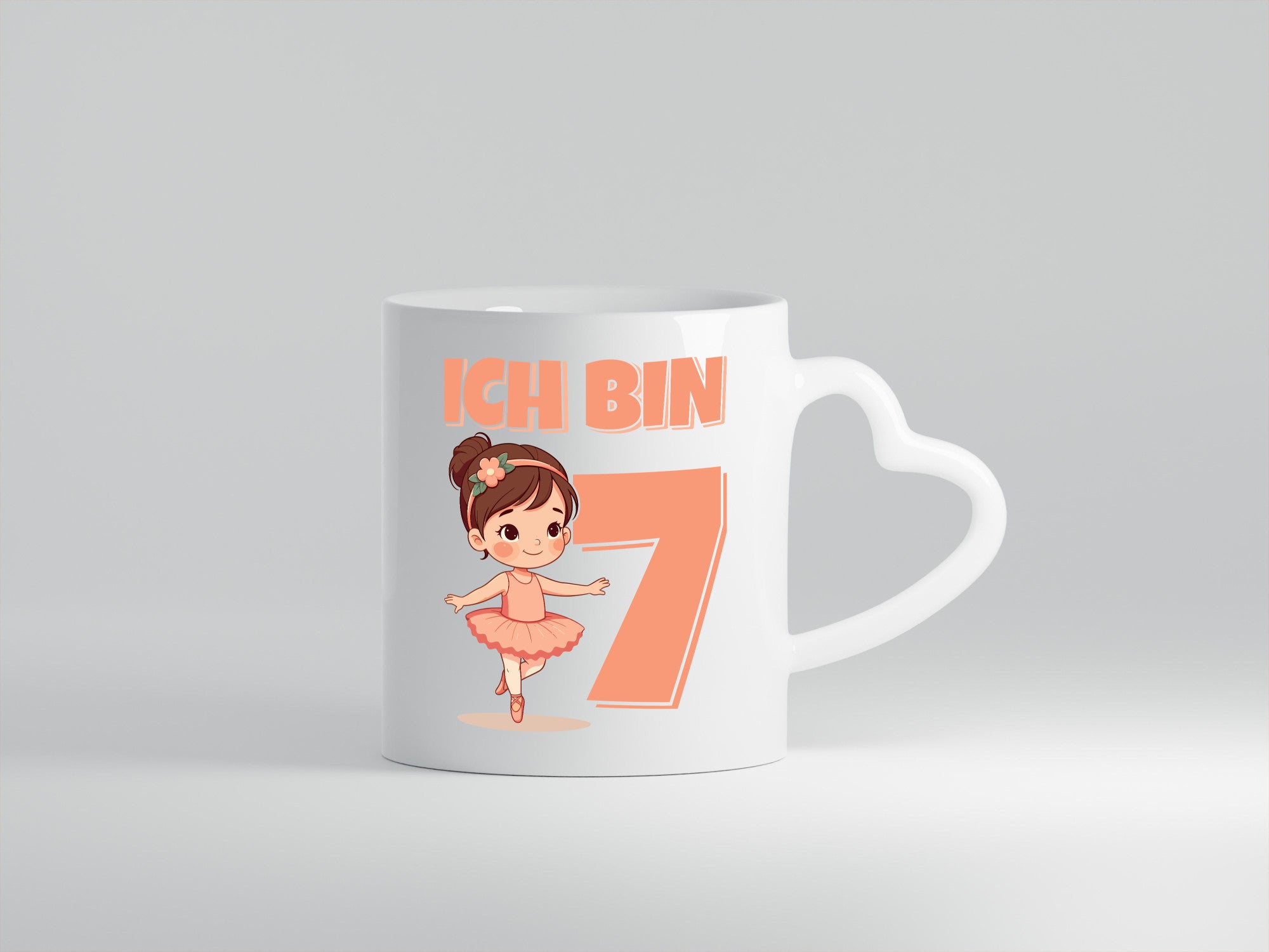 7 Geburtstag | Jahre Ballerina Mädchen Ballet Humor Geschenkidee Tasse