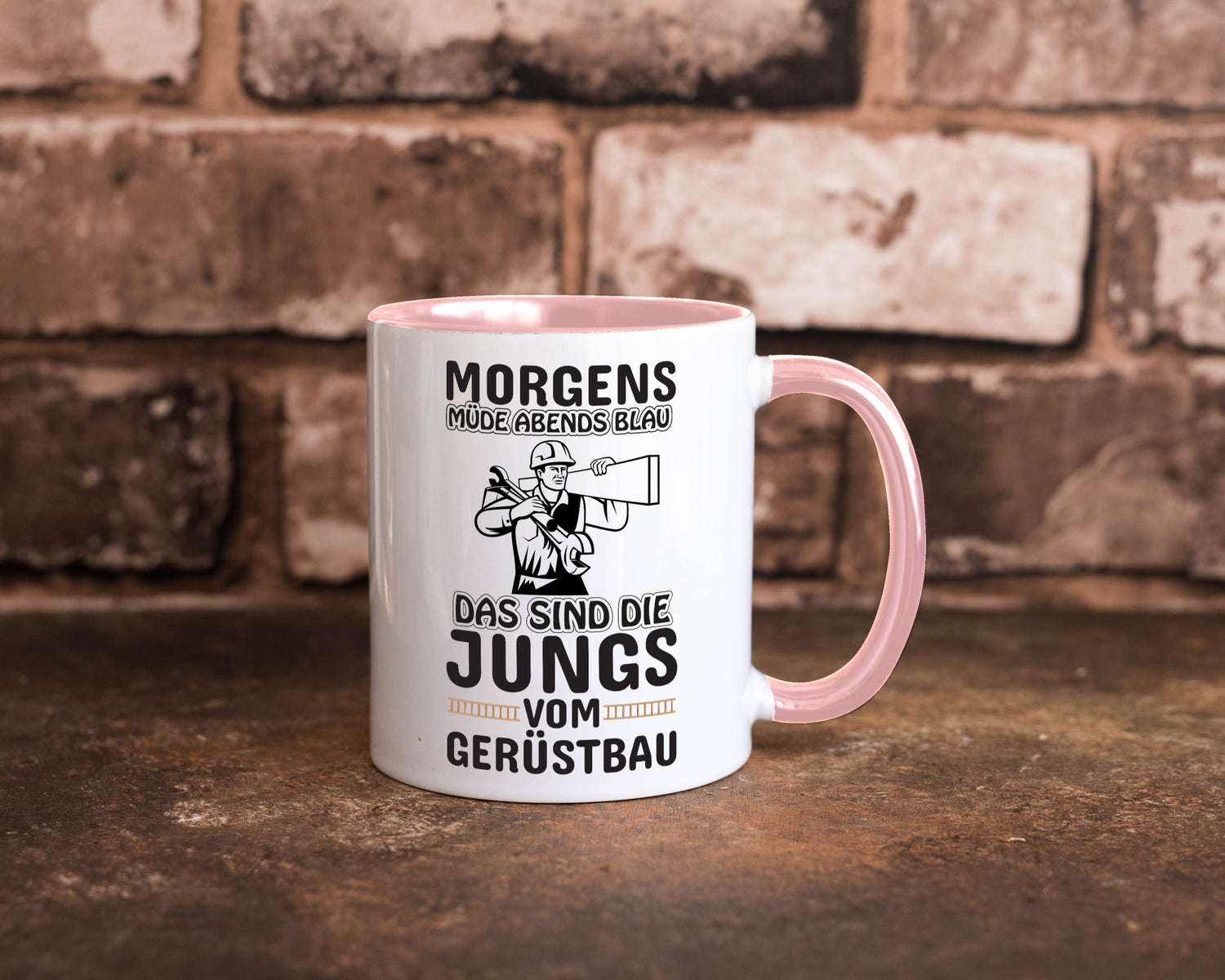 Jungs vom Gerüstbau | Gerüstbauer Tasse Baustelle Geschenk Humor Geschenkidee