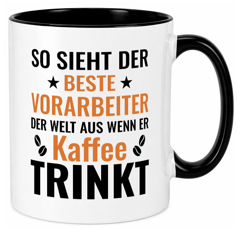 Kaffee trinkt: Vorarbeiter | Kollege Teamleiter Geschenk Arbeit Kollegen Büro