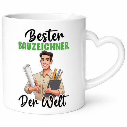 Bester Bauzeichner | Zeichner v2 lustiger Spruch Geschenk Humor Geschenkidee