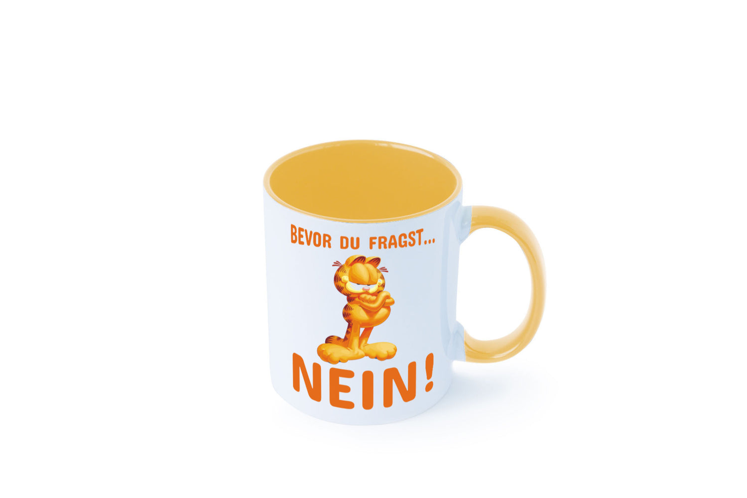 Bevor du fragst? Nein! | grimmige Katze Spruchtasse lustig Tierliebhaber Humor