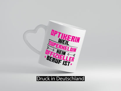 Superheldin Optikerin | Augenoptik Geschenk Humor Geschenkidee lustiger Spruch