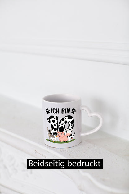 10 Geburtstag | Jahre Farmer Kind lustiger Spruch Geschenk Geschenkidee Tasse