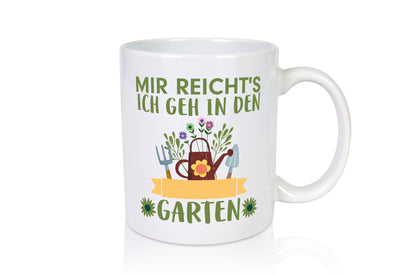 Ich geh in den Garten | Gärtner Tasse Gartenarbeit Humor Arbeit Kollegen Büro