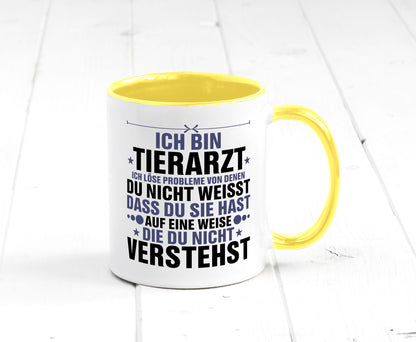 Löse Probleme: Tierarzt | Tiermedizin Mediziner Geschenk Tierliebhaber Humor