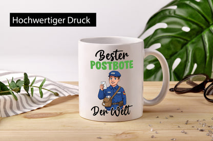 Bester Postbote | Beruf Post Briefträger v2 lustiger Spruch Geschenk Arbeit