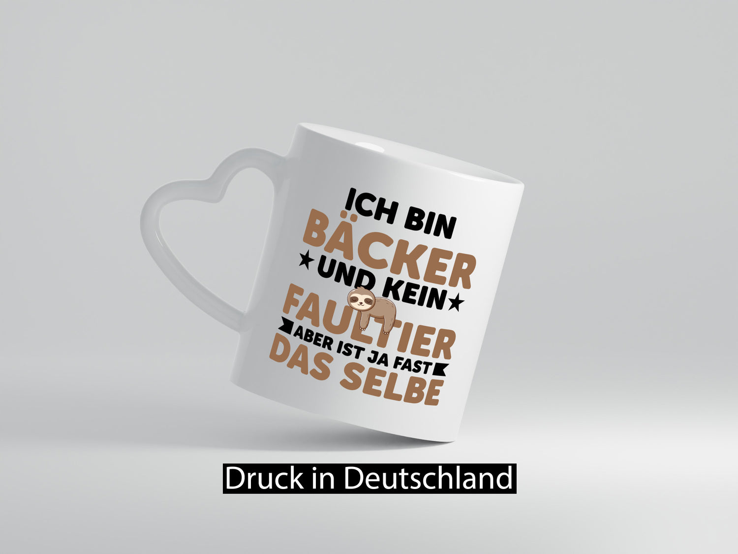 Ich bin kein Faultier: Bäcker | Bäckerei Backen Konditor Humor Tierliebhaber