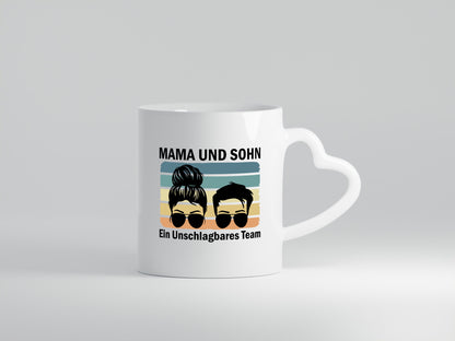 Mama und Sohn ein Unschlagbares Team | Muttertag Humor Familie Geschenkidee