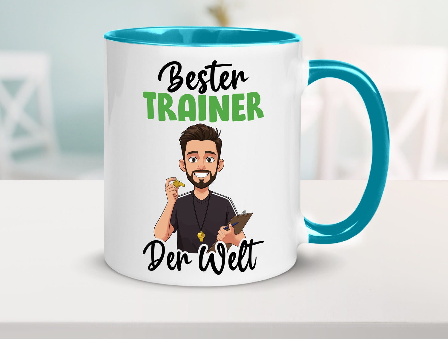 Bester Trainer | Verein Sport v2 Humor Geschenkidee Tasse