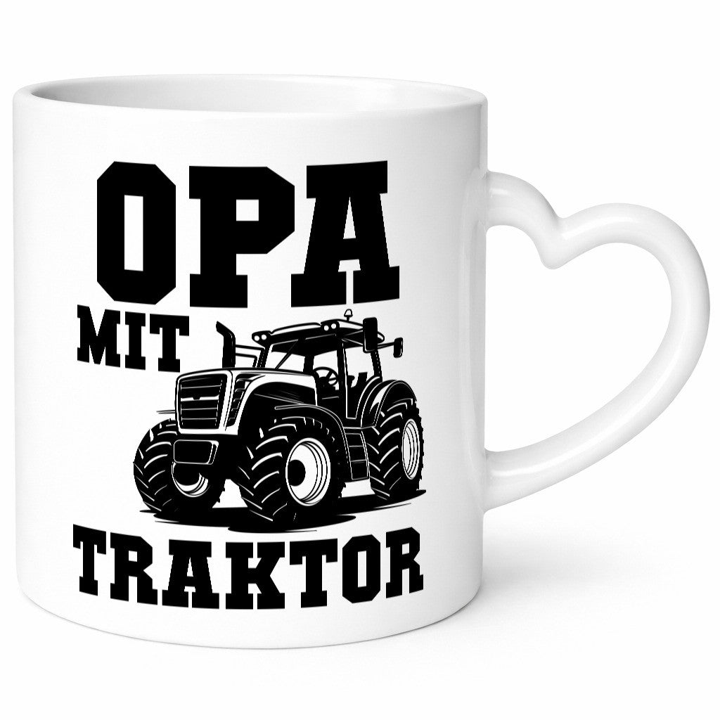 Opa mit Traktor | Geschenkidee Familie Humor Tasse
