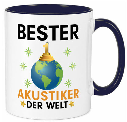 Welt Bester Akustiker | Akustik Hörgeräteakustik Geschenkidee Humor Tasse