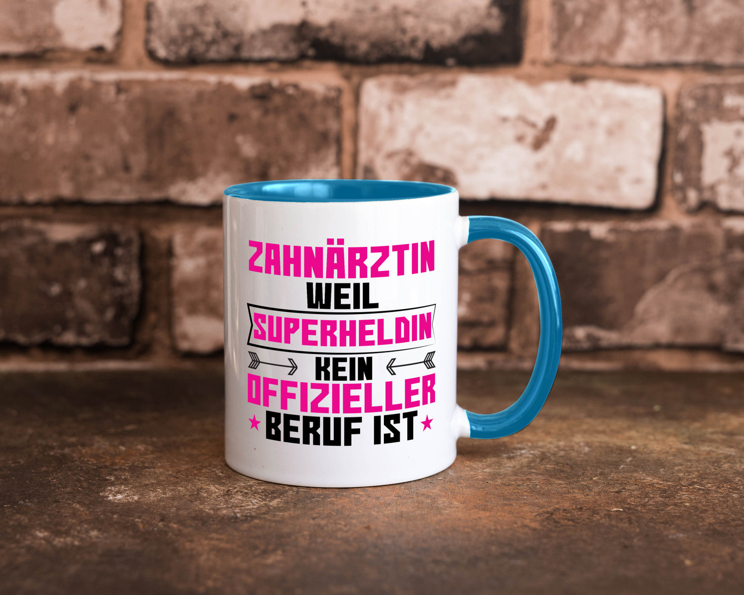 Superheldin Zahnärztin | Zahnmedizin Beruf Geschenkidee Arbeit Kollegen Büro