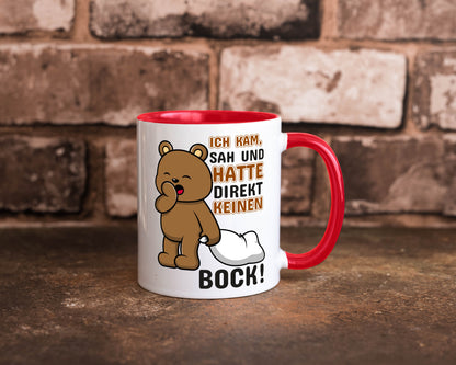 Direkt keinen Bock! | Büro Faultier Morgenmuffel Geschenk Arbeit Kollegen