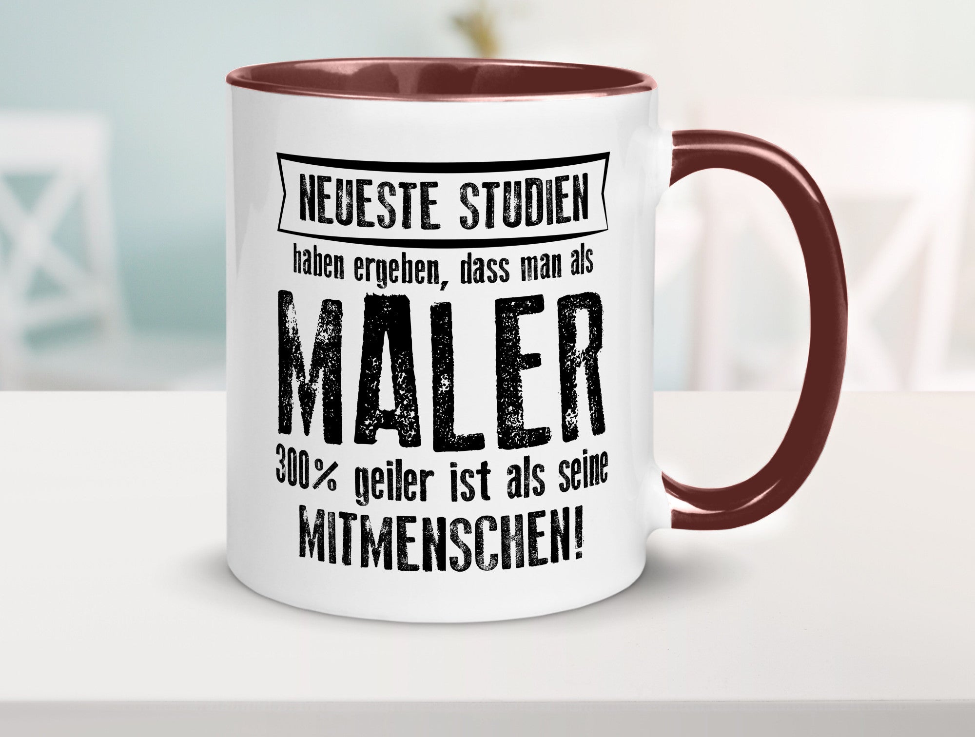Neuste Studien: Maler | Malerei lustig Humor Geschenkidee Geschenk Tasse