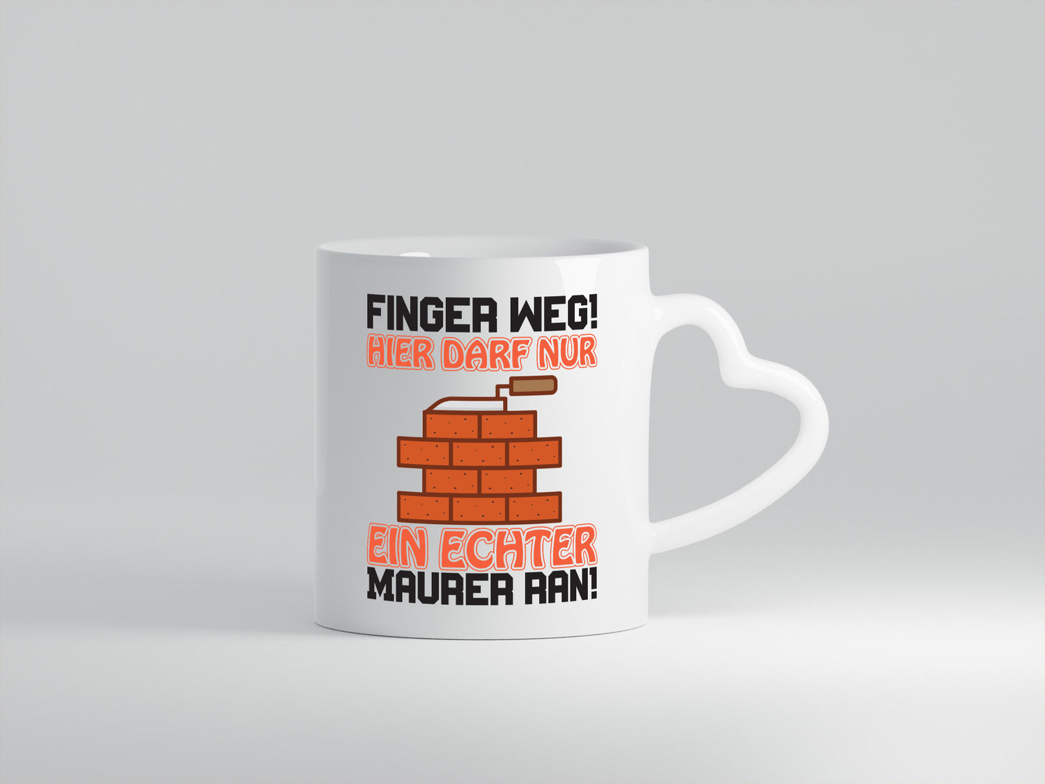 Finger weg! | Maurer Spruch Bauarbeiter Handwerk lustiger Geschenk Arbeit