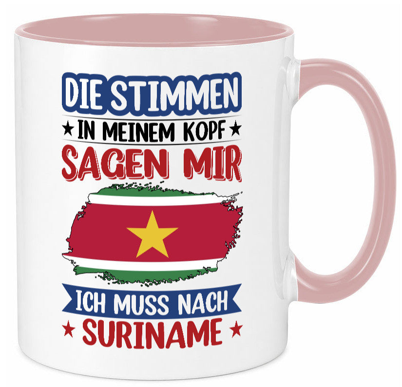Suriname | Urlaub Stimmen in meinem Kopf Traumland v2 Geschenk Humor