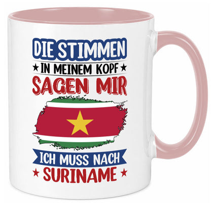 Suriname | Urlaub Stimmen in meinem Kopf Traumland v2 Geschenk Humor