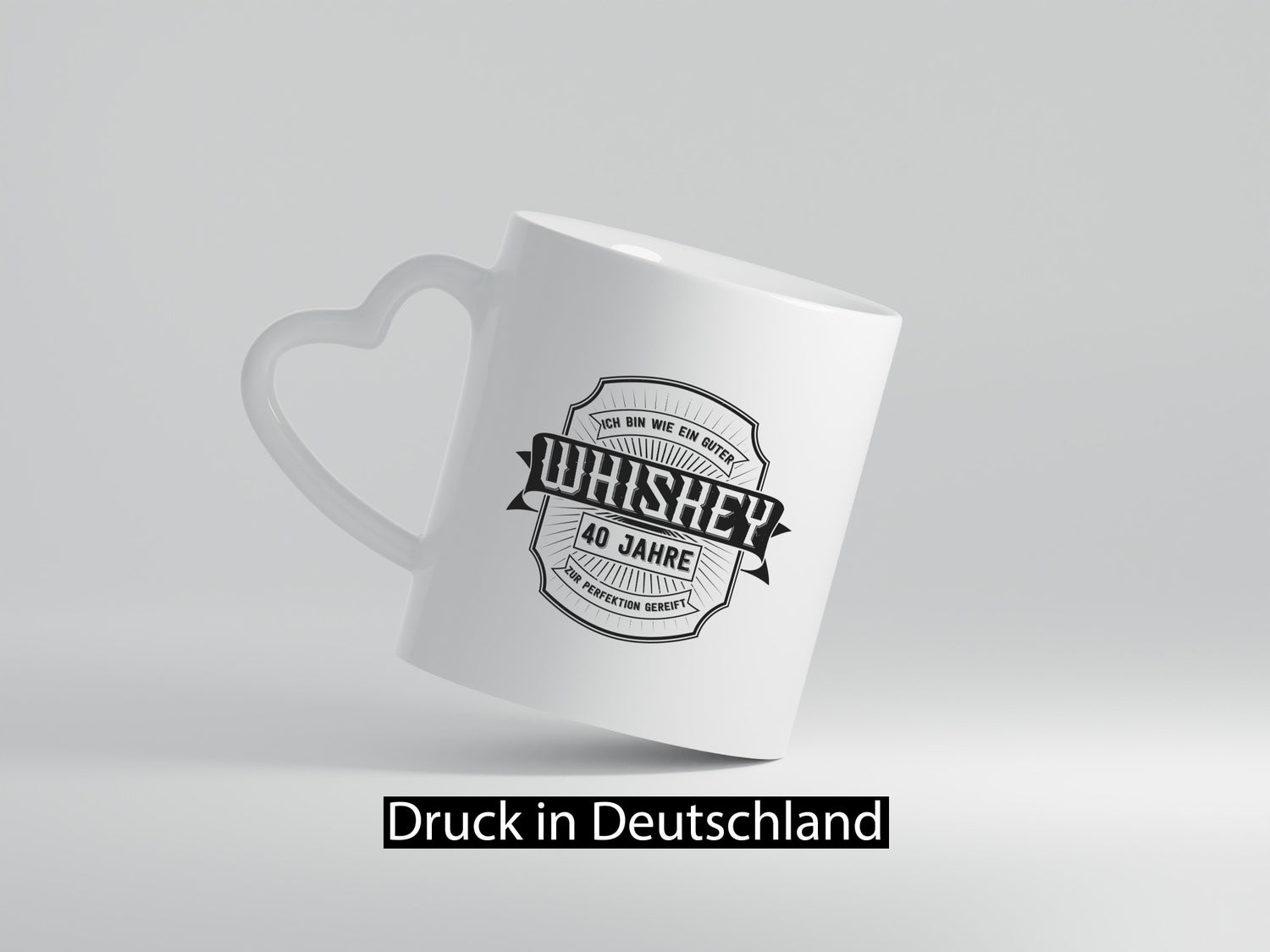 Guter Whisher | 40 Jahre Emblem lustiger Spruch Geschenk Humor Geschenkidee