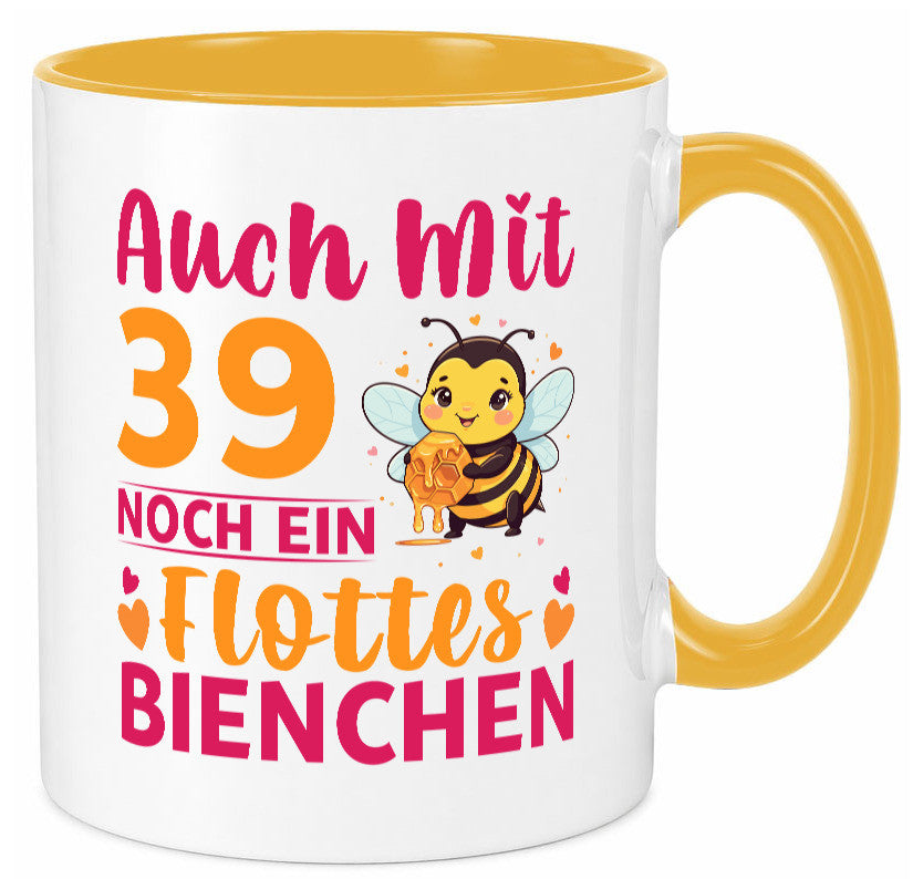 39. Geburtstag | Flottes Bienchen 39 Jahre lustiger Spruch Geschenk