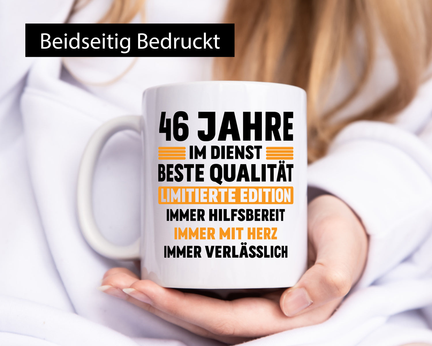 46 Jahre im Dienst | Jubiläum Arbeit v2 Geschenk Kollegen Büro lustiger Spruch