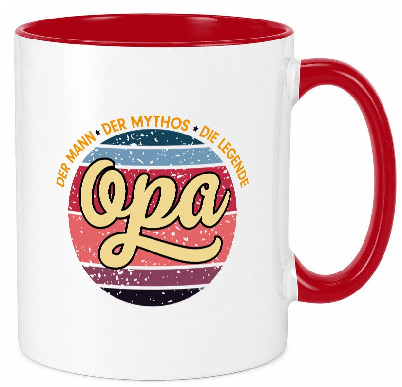 Die Legende Opa | Großvater Spruch Enkelkinder Geschenk Familie Geschenkidee Tasse