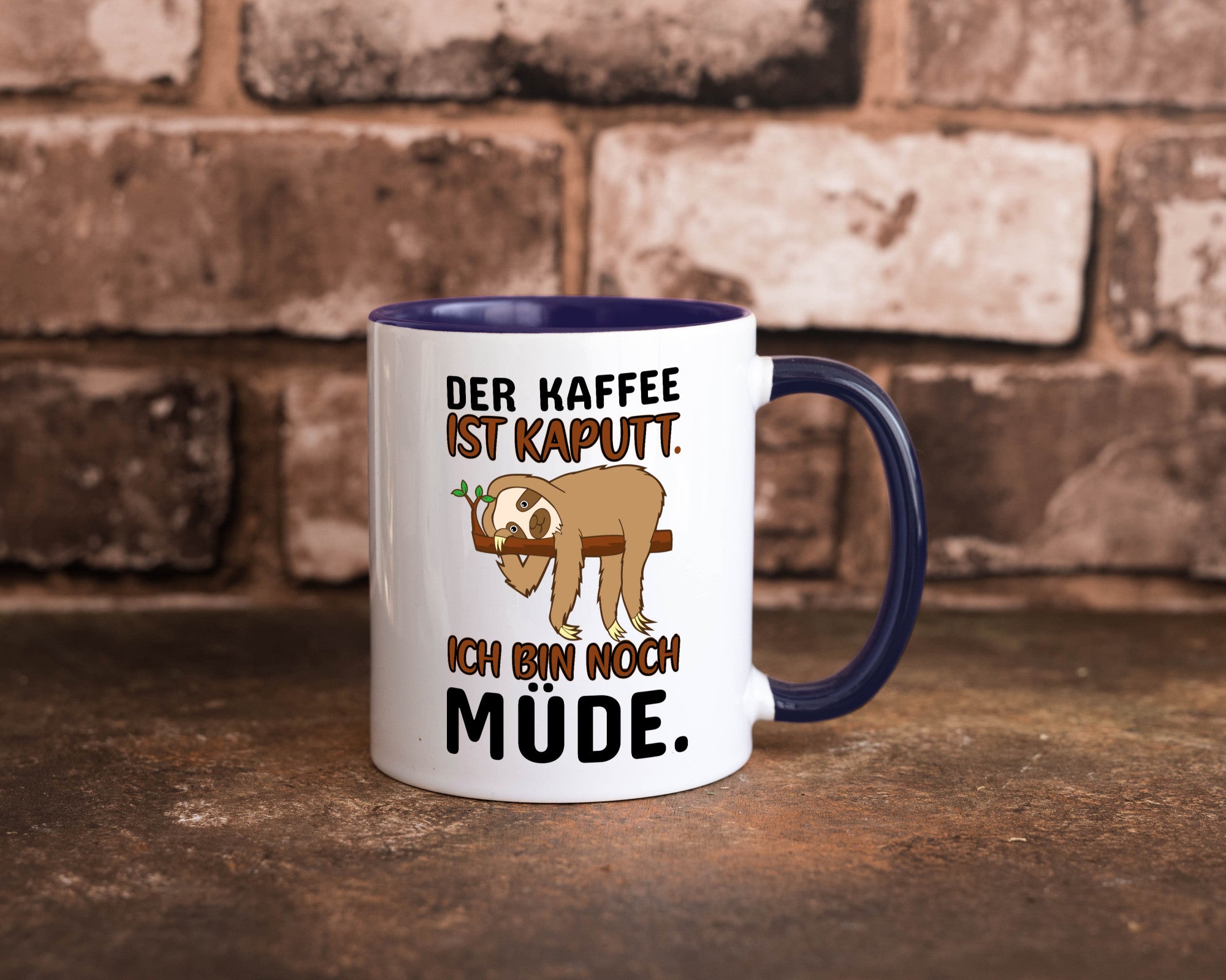 Der Kaffee ist kaputt v2 Geschenk Humor Geschenkidee lustiger Spruch Tasse