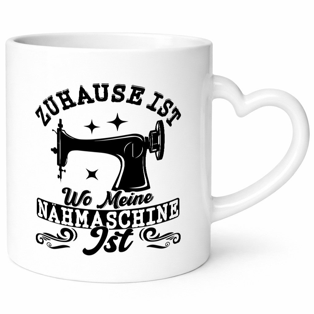 Zuhause ist wo meine Nähmaschine ist | Nähen Geschenk Humor Geschenkidee lustig