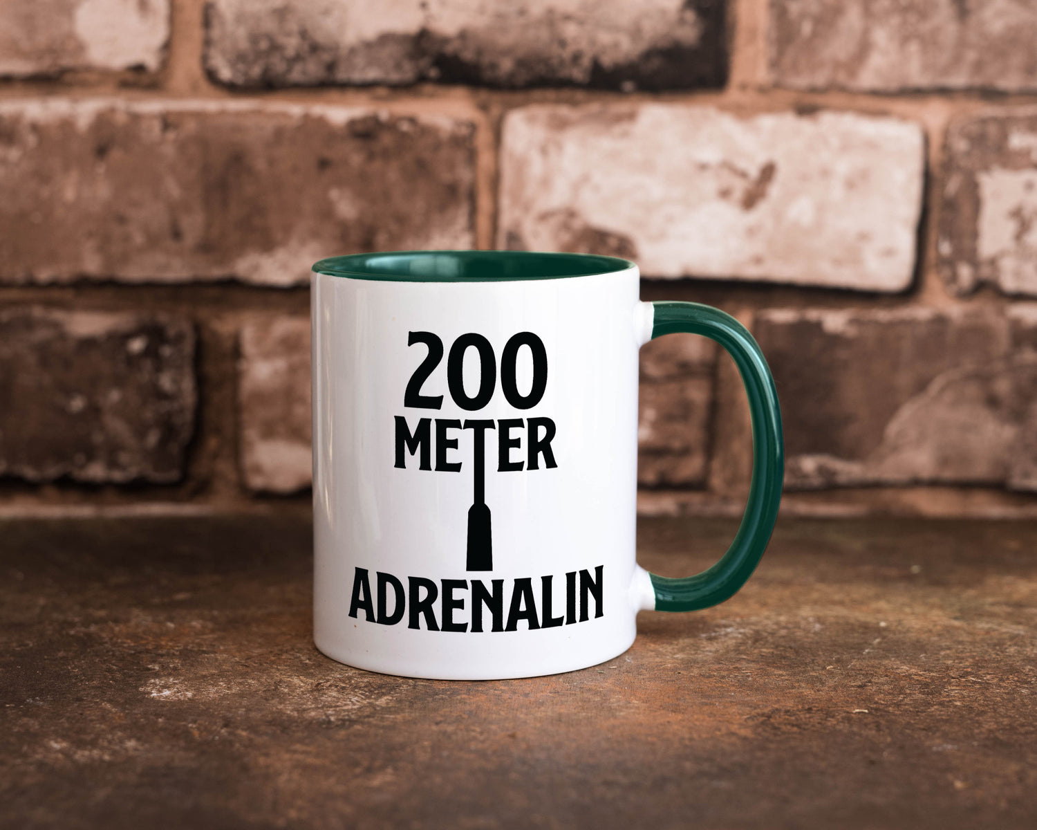 200 Meter Adrenalin v2 lustig Humor Geschenkidee Geschenk Tasse