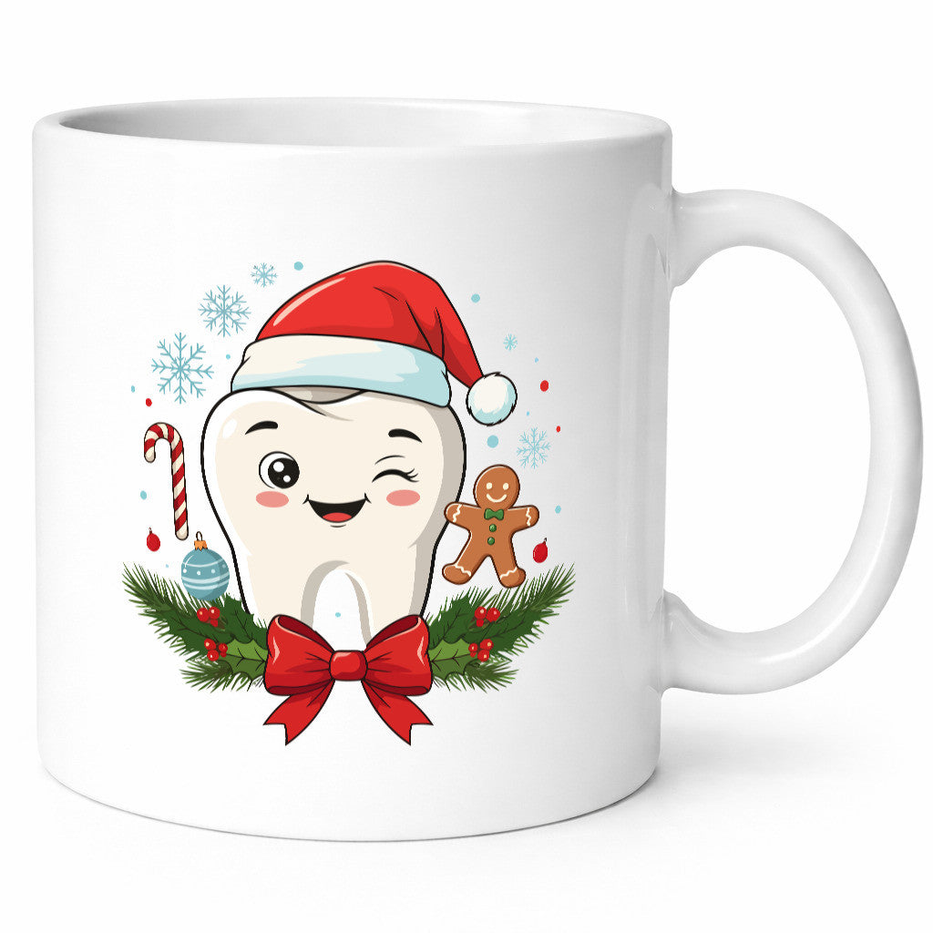 Weihnacht | Zahnarzt Advent Santa Zahn Geschenkidee Humor Tasse