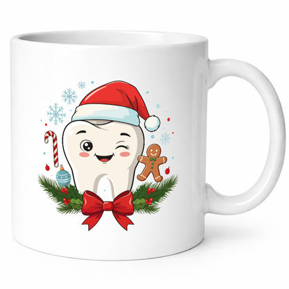 Weihnacht | Zahnarzt Advent Santa Zahn Geschenkidee Humor Tasse