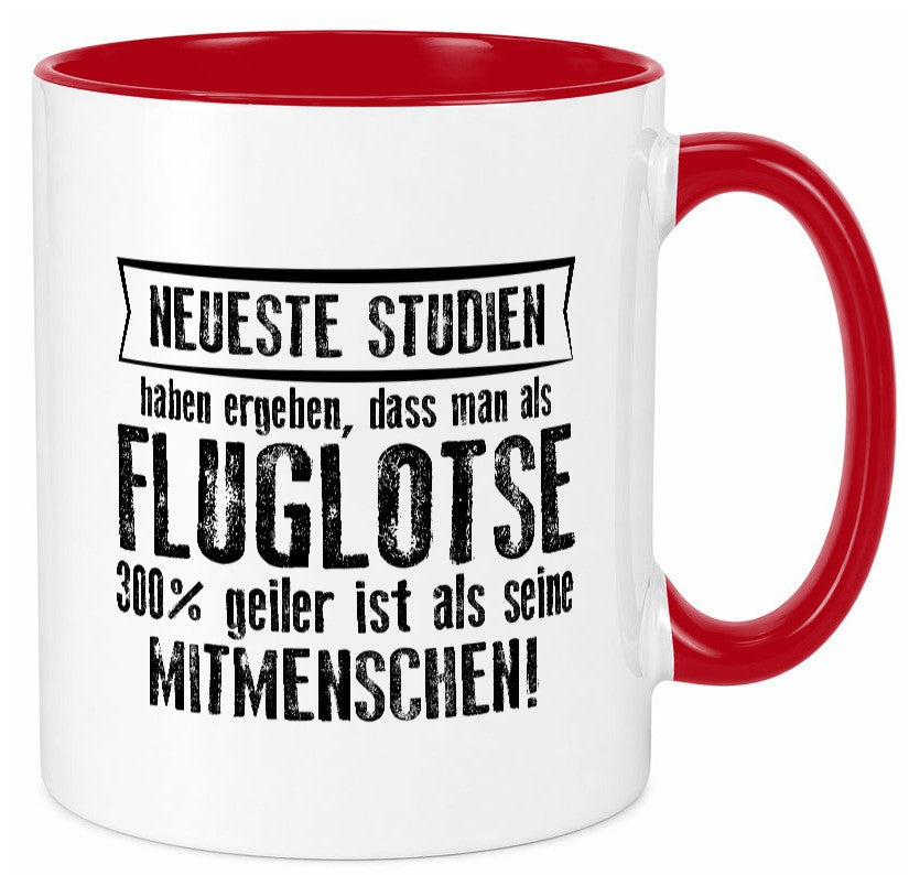 Neuste Studien: Fluglotse | Flugverkehr Flughafen Humor Geschenkidee Tasse