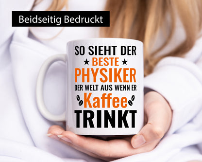 Kaffee trinkt: Physiker | Physik Geschenkidee Humor Tasse