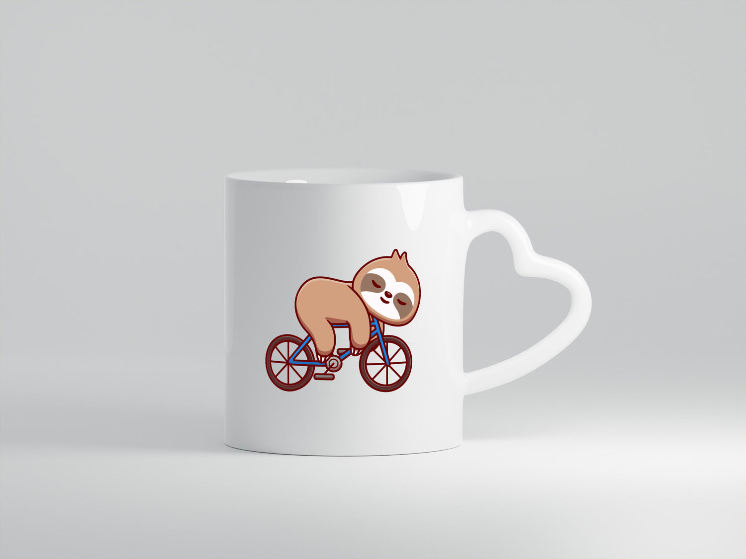 Faultier Tasse | Fahrrad Sportmuffel Fahrradmotiv lustig Tierliebhaber Humor