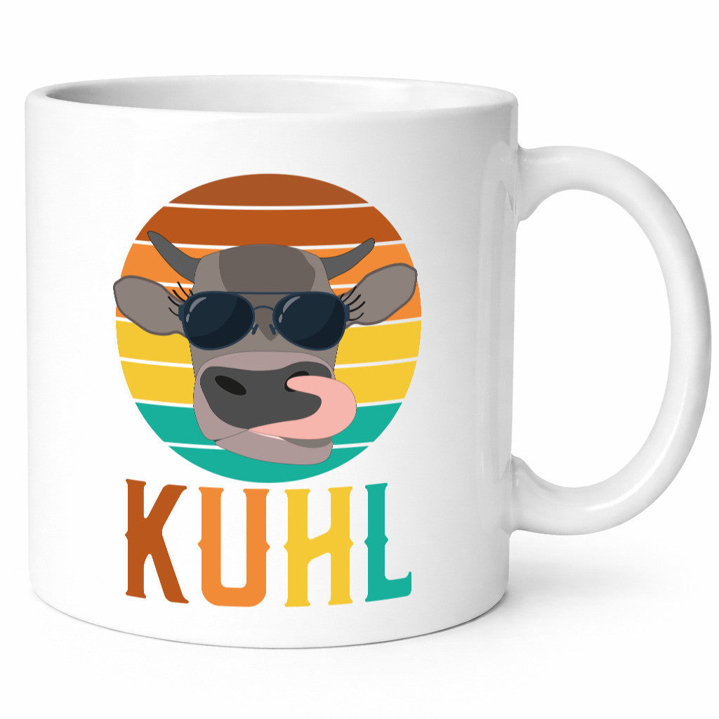 Kuhl | Kuh mit Sonnenbrille Stier Bauernhof Landwirt lustiger Spruch Geschenk