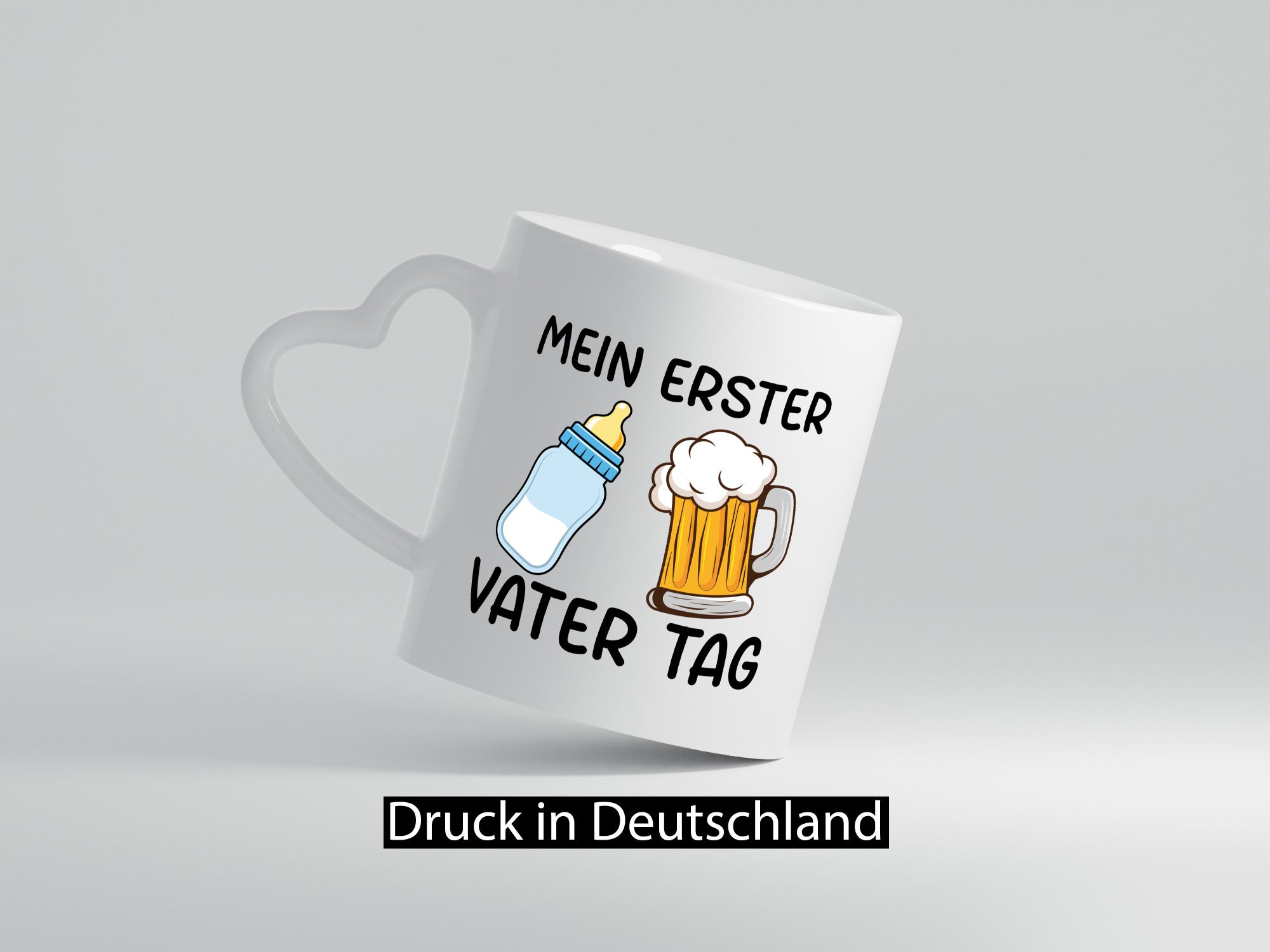 Mein erster Vatertag | Papa und Sohn Humor Familie Geschenkidee Tasse