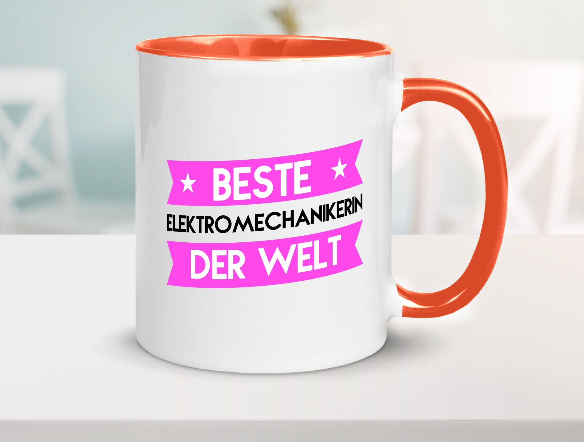Beste Elektromechanikerin | Mechanikerin Humor Geschenkidee Tasse