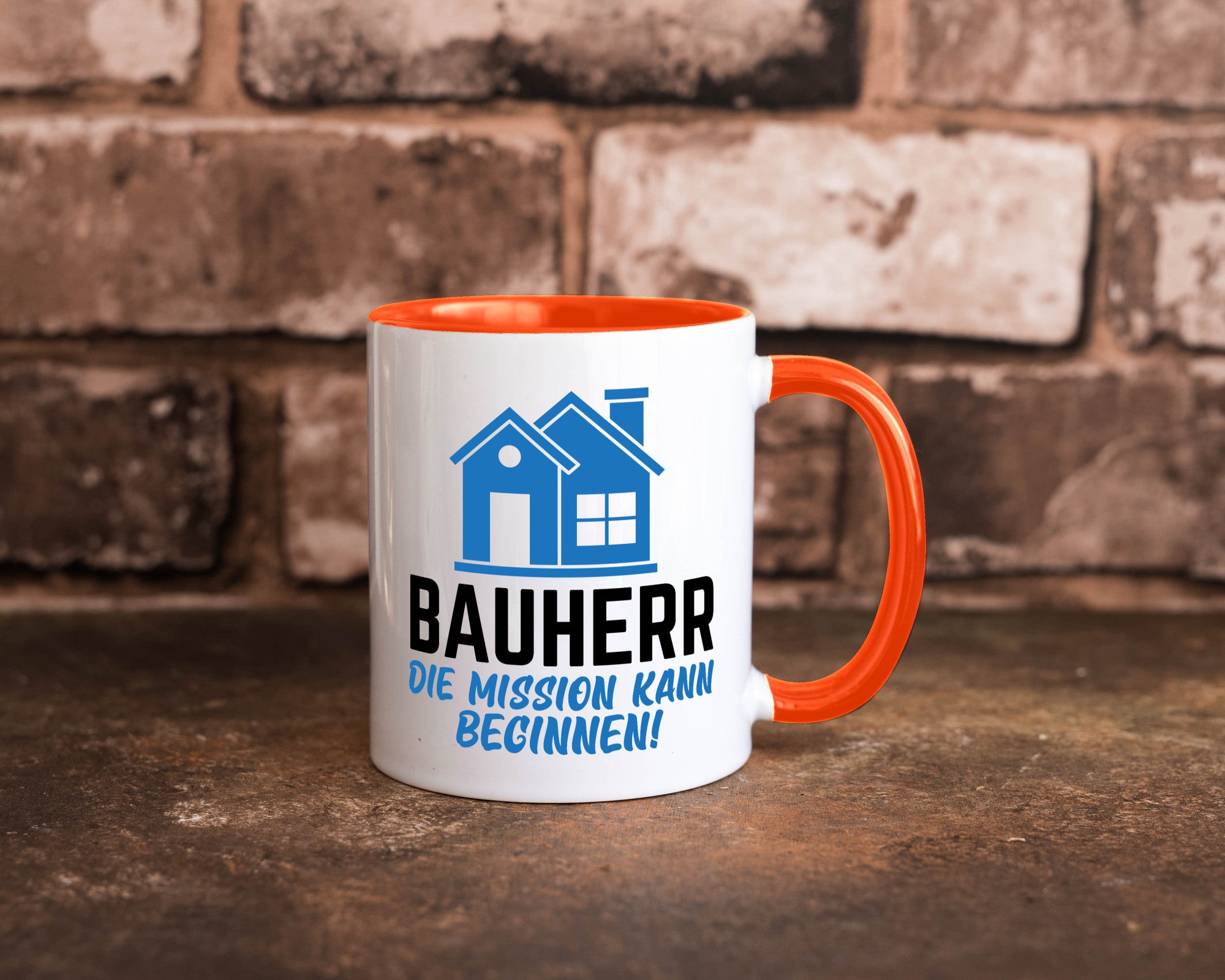 Bauherr | Die mission kann beginnen Bauherren lustiger Spruch Geschenk Humor